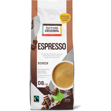 Fairtrade Original Espresso Bonen 500g Zak - JUMBO