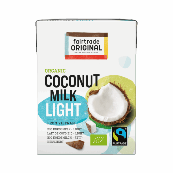Fairtrade Original Organic Coconut Milk Light - PLUS