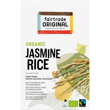 Fairtrade Original Organic Jasmine Rice - JUMBO