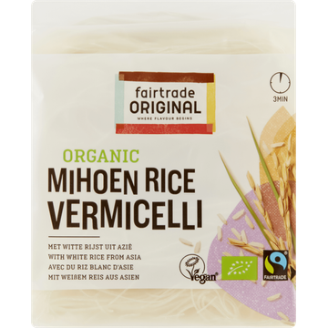 Fairtrade Original Organic Mihoen Rice Vermicelli - JUMBO