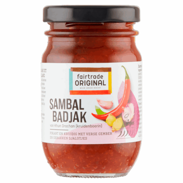 Fairtrade Original Sambal Badjak Fairtrade - PLUS