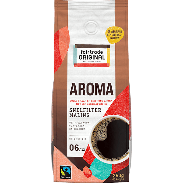 Fairtrade Original Snelfilterkoffie Aroma - PLUS