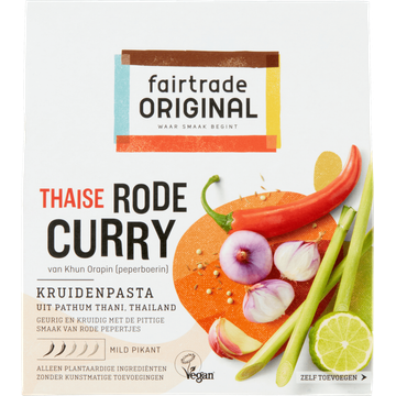 Fairtrade Original Thaise Rode Curry - JUMBO