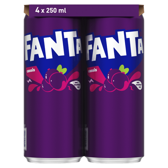 Fanta Cassis 4x25cl - Dirk