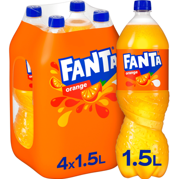 Fanta Orange Frisdrank 4 x 1