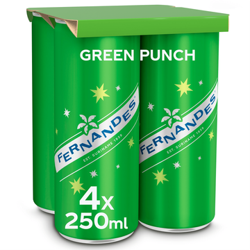 Fernandes Green Punch 4 x 250ml - JUMBO