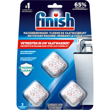 Finish machinereiniger - tijdens de vaatwasbeurt - 3 stuks - JUMBO