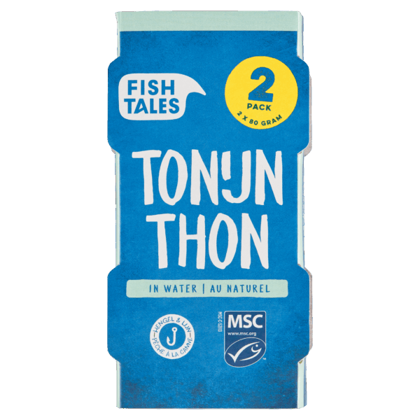 Fish Tales Skipjack tonijn in water MSC - PLUS