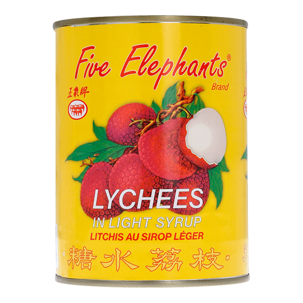 Five Elephants Lychees op lichte siroop - PLUS