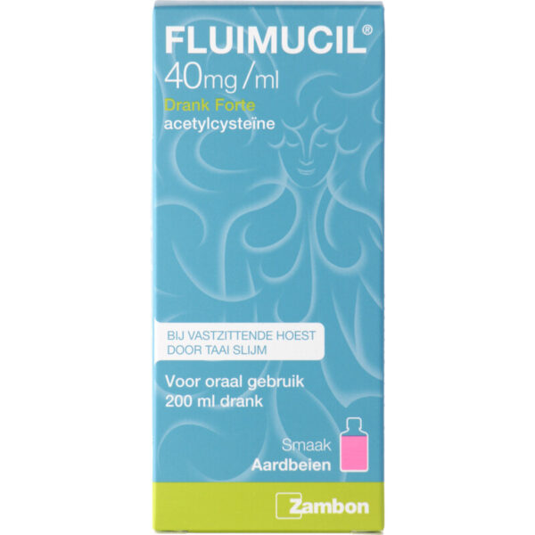 Fluimucil Drank Forte 40 mg/ml Hoestdrank - Albert Heijn