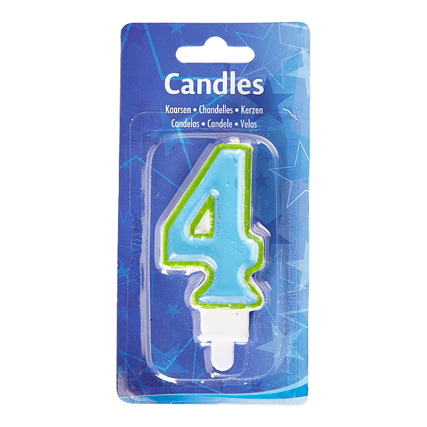 Folat Cijferkaars nummer 4 - PLUS