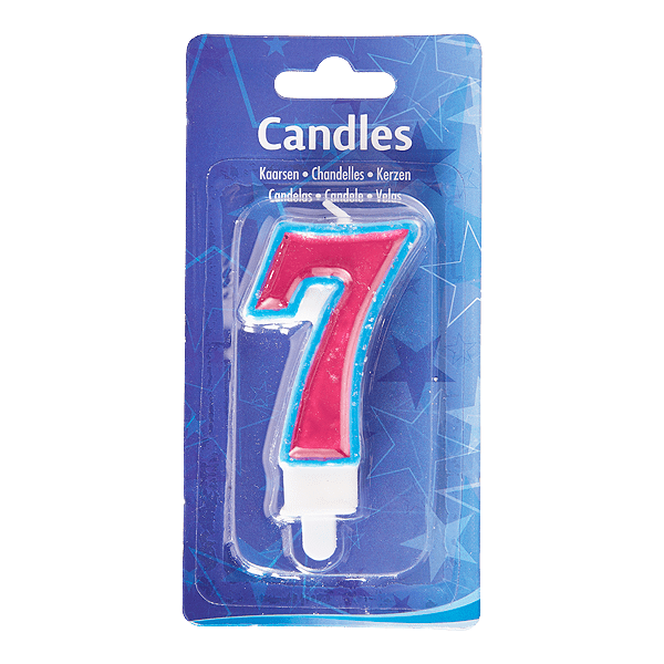 Folat Cijferkaars nummer 7 - PLUS