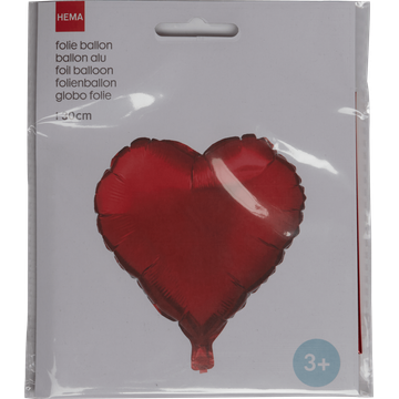 Folieballon Hart 30cm - JUMBO