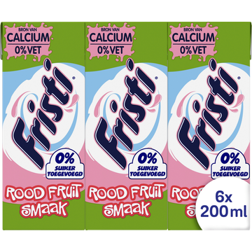 Fristi Rood Fruit 0% Suiker Toegevoegd - JUMBO