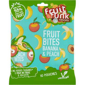 Fruitfunk Fruit Bites Banana & Peach - JUMBO
