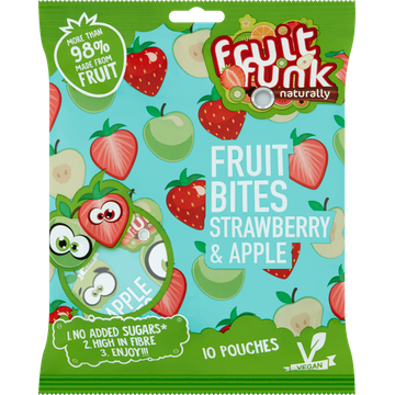 Fruitfunk Fruit Bites Strawberry & Apple - JUMBO