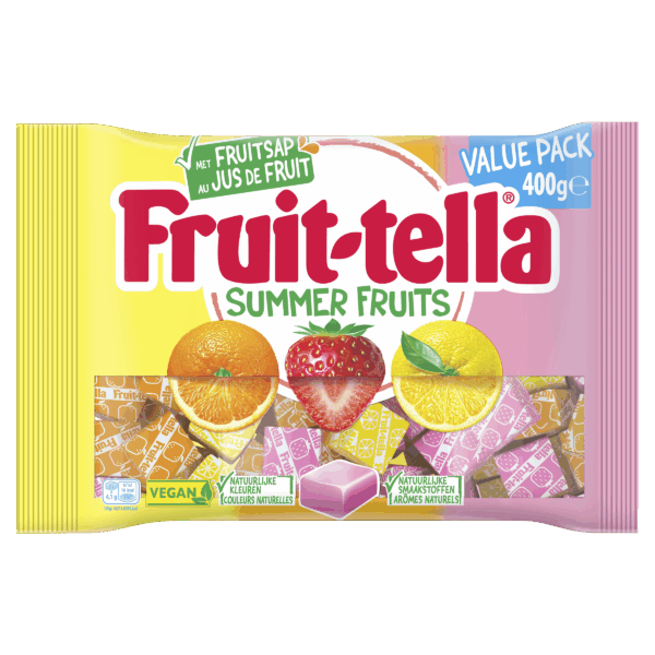 Fruittella Fruity Summerfruits Vegan - PLUS