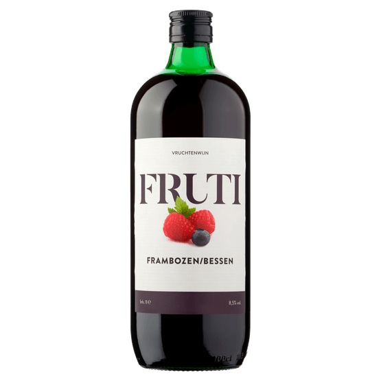 Fruti Vruchtenwijn framboos - bes - Dirk
