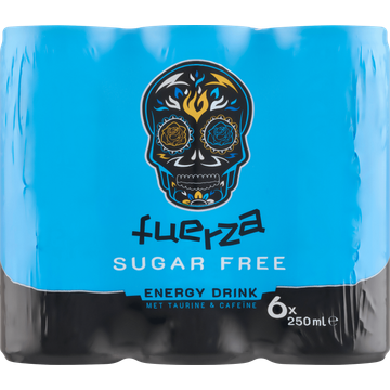 Fuerza Energy Drink met Taurine & Cafeïne Sugar Free - JUMBO