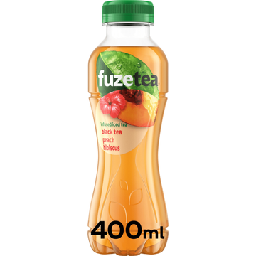 Fuze Tea Black Iced Tea Peach Hibiscus - JUMBO