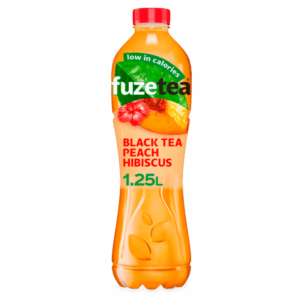 Fuze Tea Peach Hibiscus - PLUS