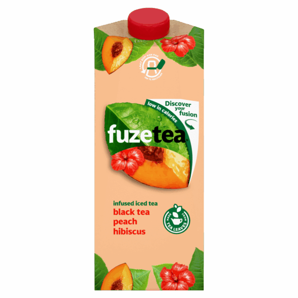 Fuze Tea Peach hibiscus - PLUS