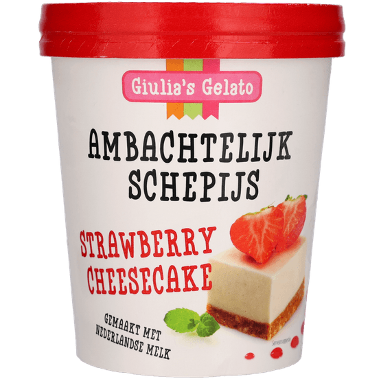 GIULIA'S GELATO Strawberry cheesecake ijs - Dirk