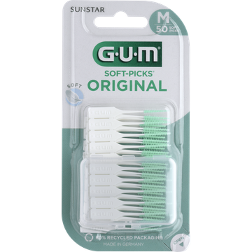 GUM Soft-Picks Original Regulier 50 Stuks - JUMBO