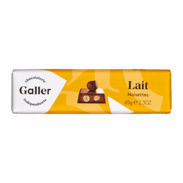 Galler Chocoladereep Melk Noisettes - PLUS