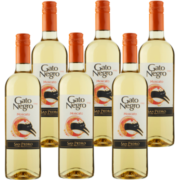 Gato Negro - Moscato - 6 x 750ML - zonder doos - JUMBO