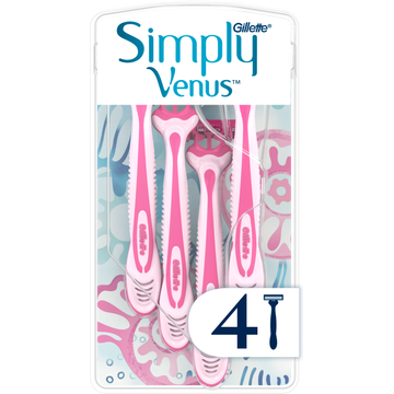 Gillette Venus Simply 3 Scheermesjes x4 - JUMBO