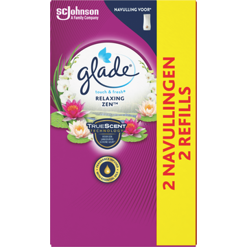 Glade Touch & Fresh Relaxing Zen duo navullingen - JUMBO
