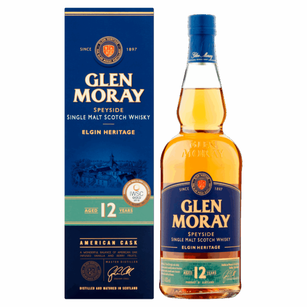 Glen Moray Speyside Elgin 12yrs - PLUS