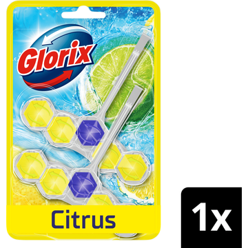 Glorix Power Clean Toiletblok Citroen - JUMBO