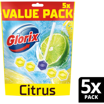Glorix Power Clean Toiletblok Citrus - JUMBO