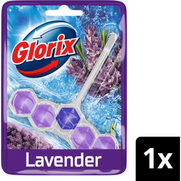 Glorix Power Clean Toiletblok Lavendel - JUMBO