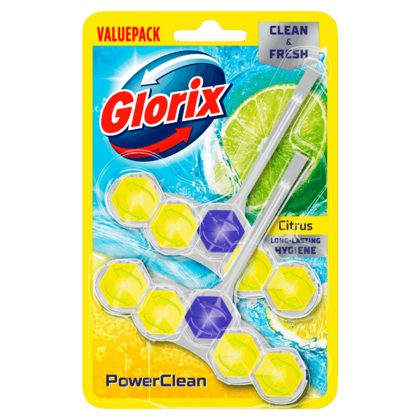 Glorix Powerclean Toiletblok Citrus Valuepack - PLUS