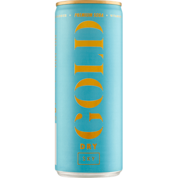 Gold Dry Sky Premium Soda - JUMBO