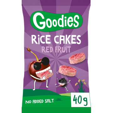 Goodies Luchtige Rijstwafeltjes Rood fruit - JUMBO