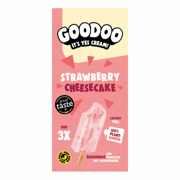 Goodoo Strawberry Cheesecake triopack - PLUS