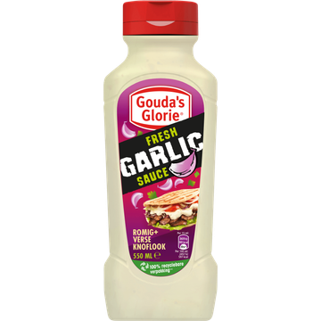 Gouda's Glorie Fresh Garlic Sauce - JUMBO