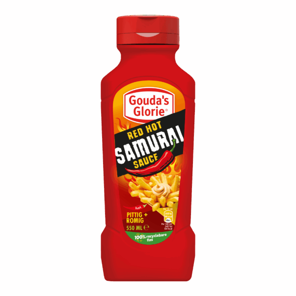 Gouda's Glorie Snacksaus Red Hot Samurai - PLUS