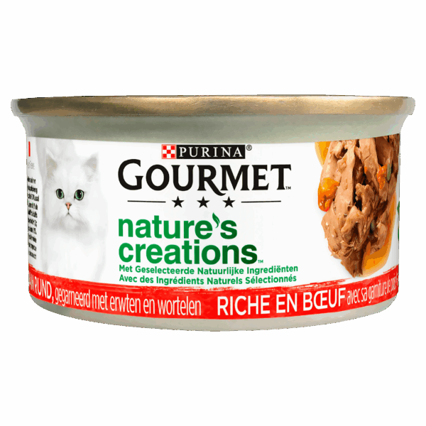 Gourmet Nature's Creations kattenvoer rund - PLUS