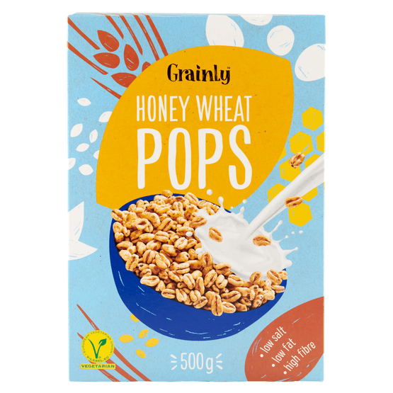 Grainly Honey wheat pops - Dirk