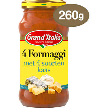 Grand'Italia Pastasaus 4 Formaggi - JUMBO