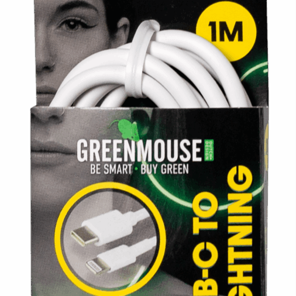 GreenMouse USB-C to Lightning Data Cable - 1m - PLUS