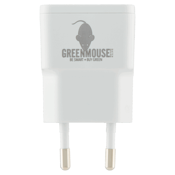 GreenMouse USB charger 1A white - PLUS