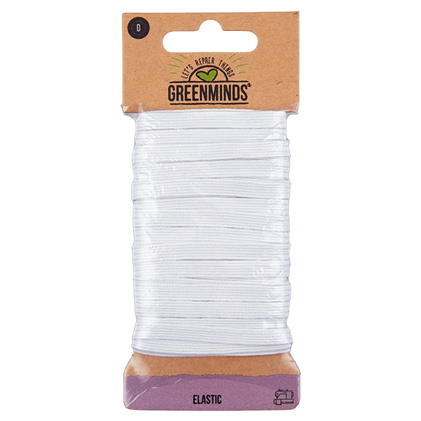 Greenminds Elastiek Wit 6mm 8meter - PLUS