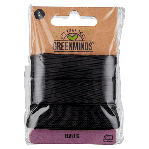 Greenminds Elsatiek Zwart 15mm 3m - PLUS