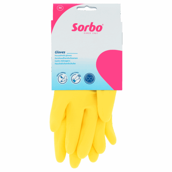 Greenminds Huishoudhandschoenen geel M - PLUS